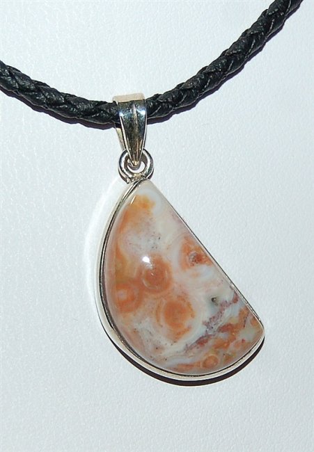 Ozeanjaspisanhänger in Silber